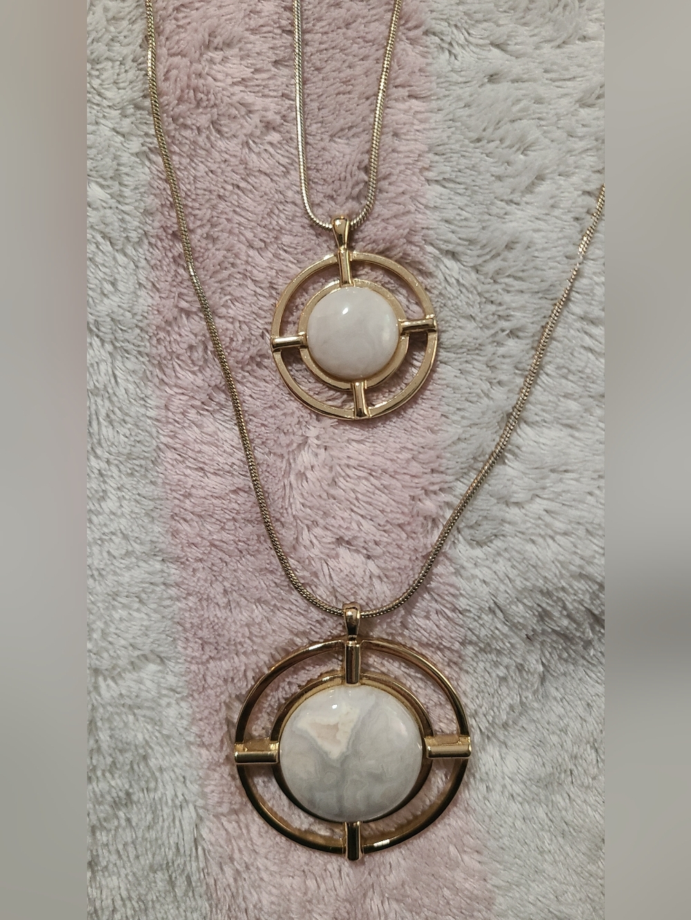 Compass Pendent Layered Necklace